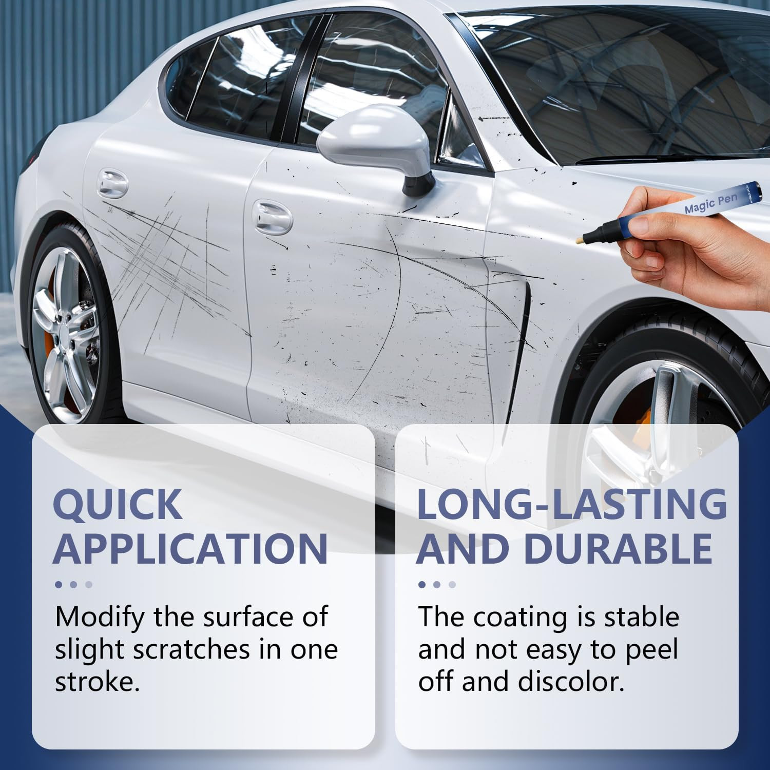 All Cars Magic Pen, Car Scratch Remover Pen, Magic Car Scratch Removal Pen, Easy