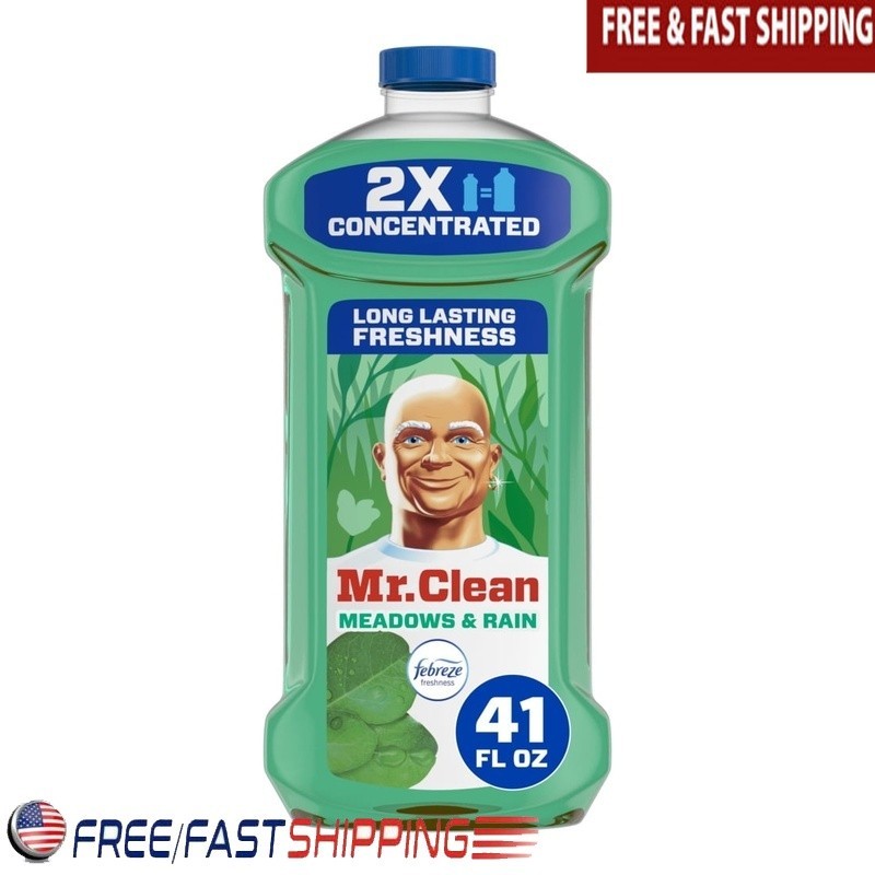 2X Concentrated Multi Surface Cleaner All Purpose Meadows Rain Fresh 41 fl oz US