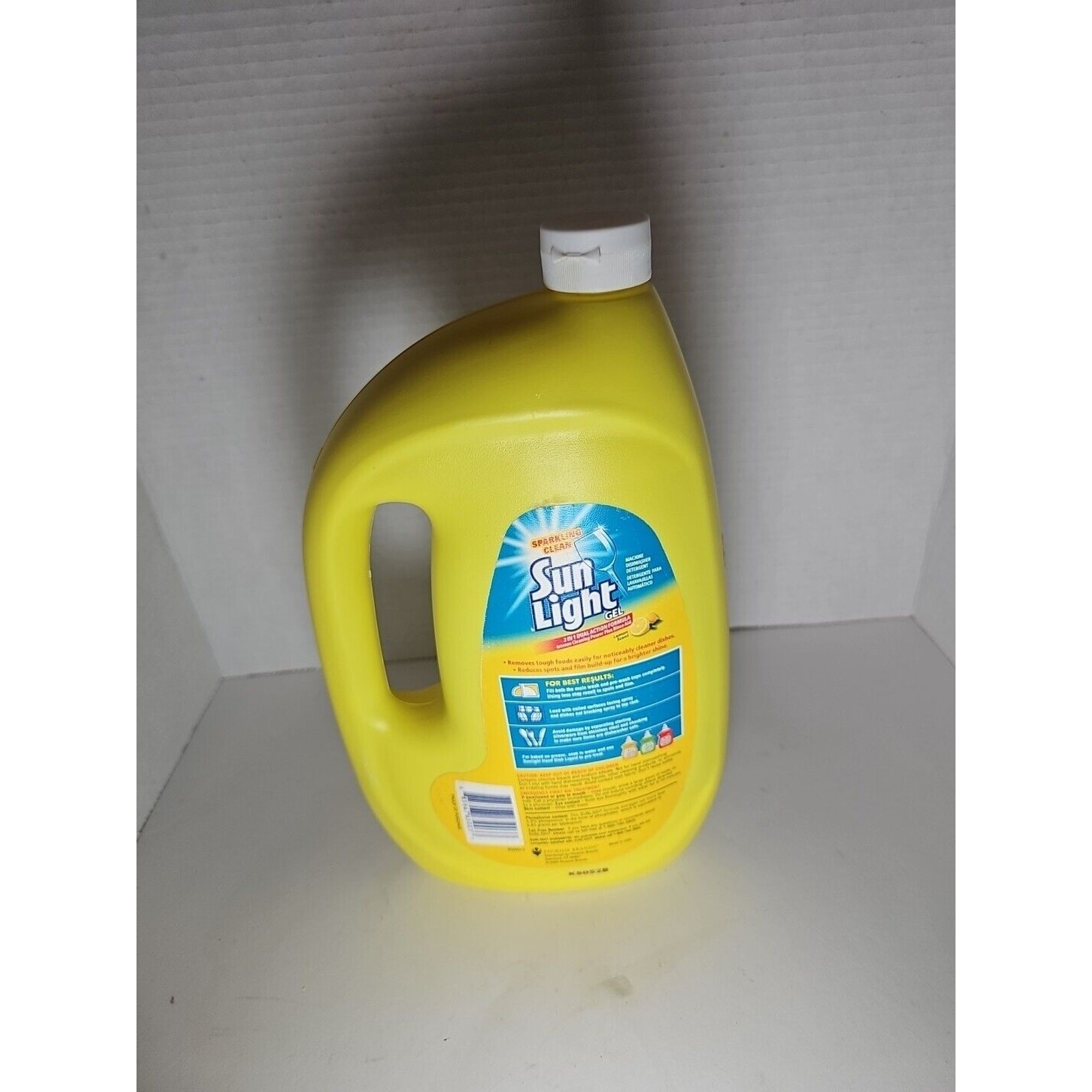 Sun Light Gel Lemon Machine Dishwasher Detergent 2 In 1 Vintage 90s PROP 90%Full