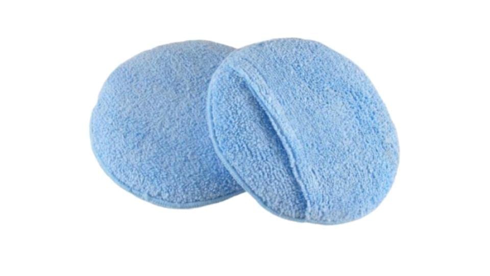 Round LintFree Microfiber Applicator Sponge Leather Conditioner Pad For Car