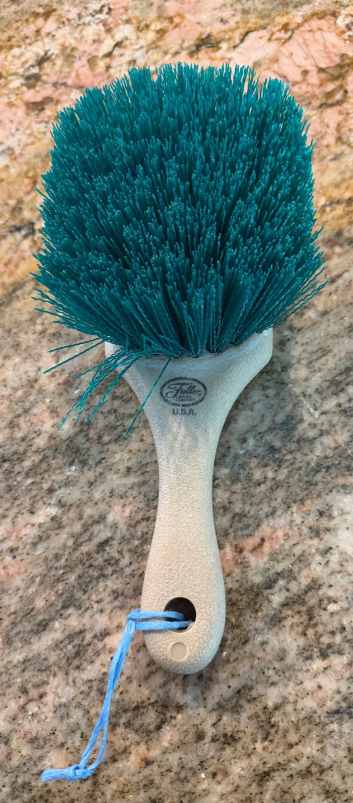 Fuller Brush chemical resistant 9 inch handle green bristles unused