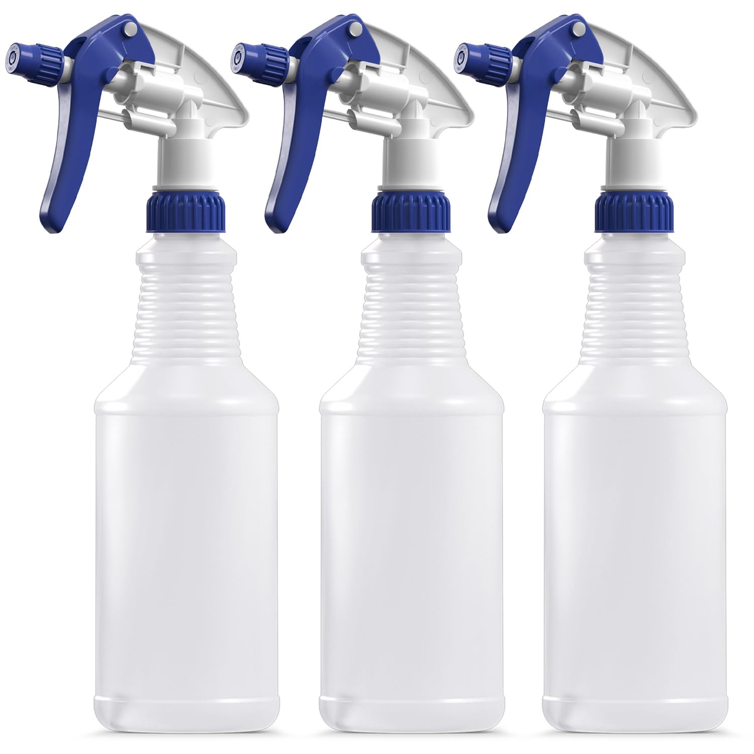 Bar5F Empty Plastic Spray Bottle 16 oz, Professional, Chemical Resistant,