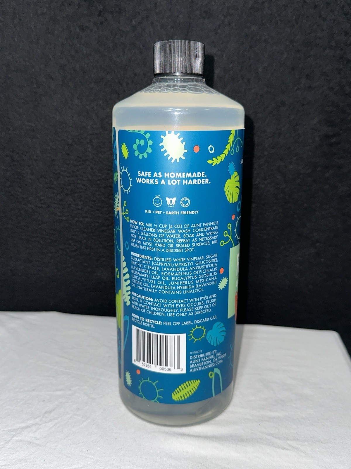 Ultra Concentrated Floor Cleaner Vinegar Wash 32 oz Eucalyptus