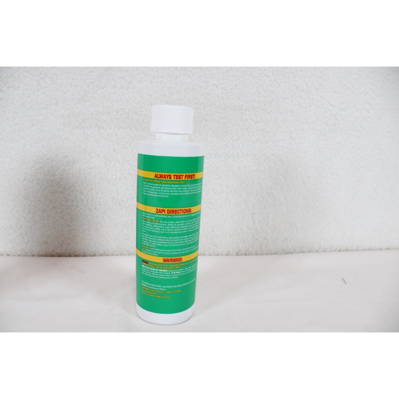 Zap Professional Porcelain Fiberglass Tile Grout Restorer Maintainer 10oz Set