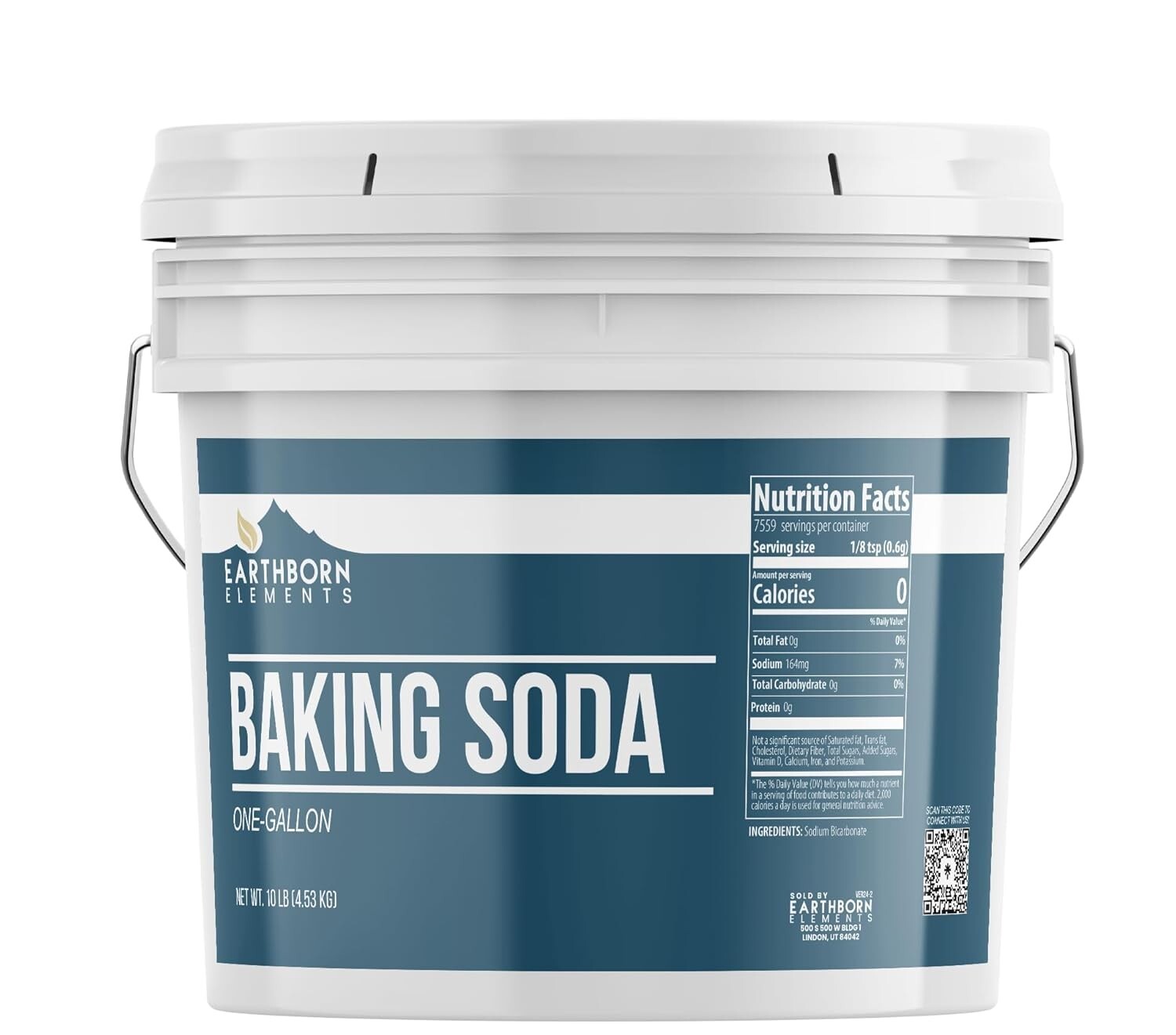 Earthborn Elements Baking Soda (1 Gallon) Sodium Bicarbonate