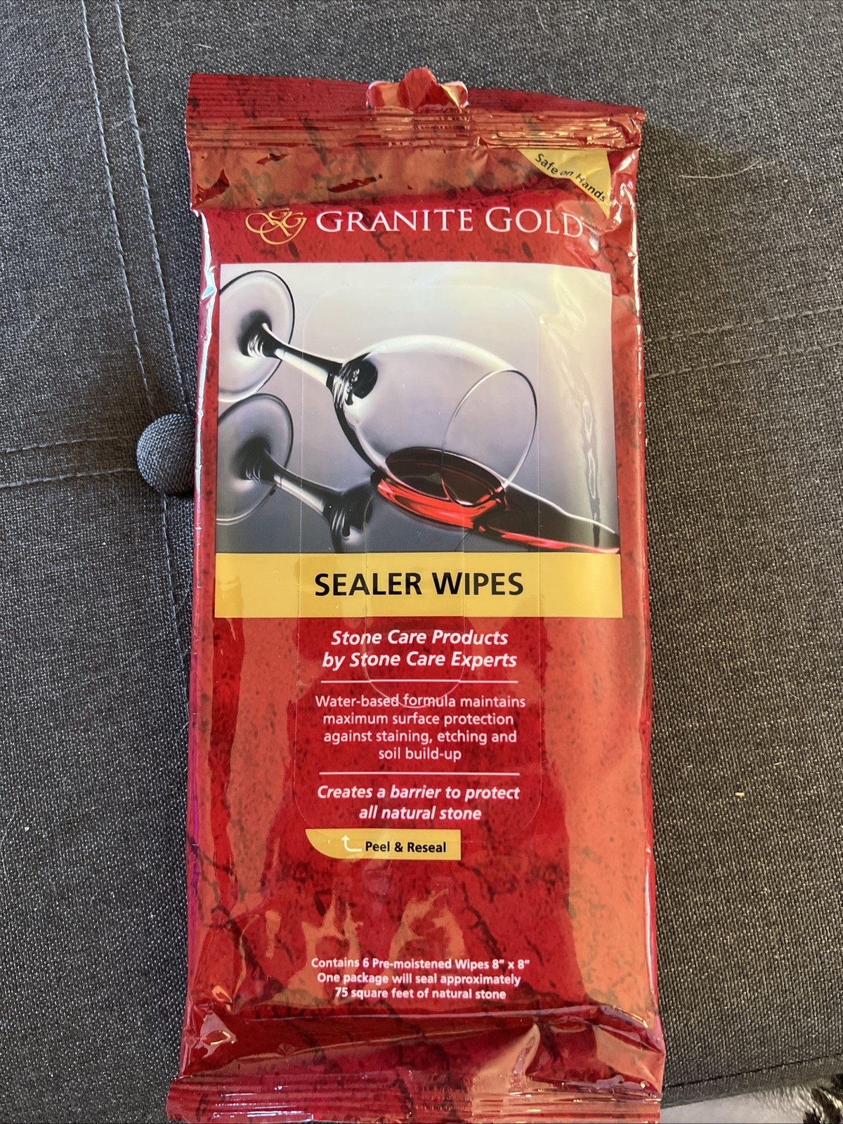 Granite Gold Multi-Surface Countertop Sealer Wipes for Granite Marble Travertine
