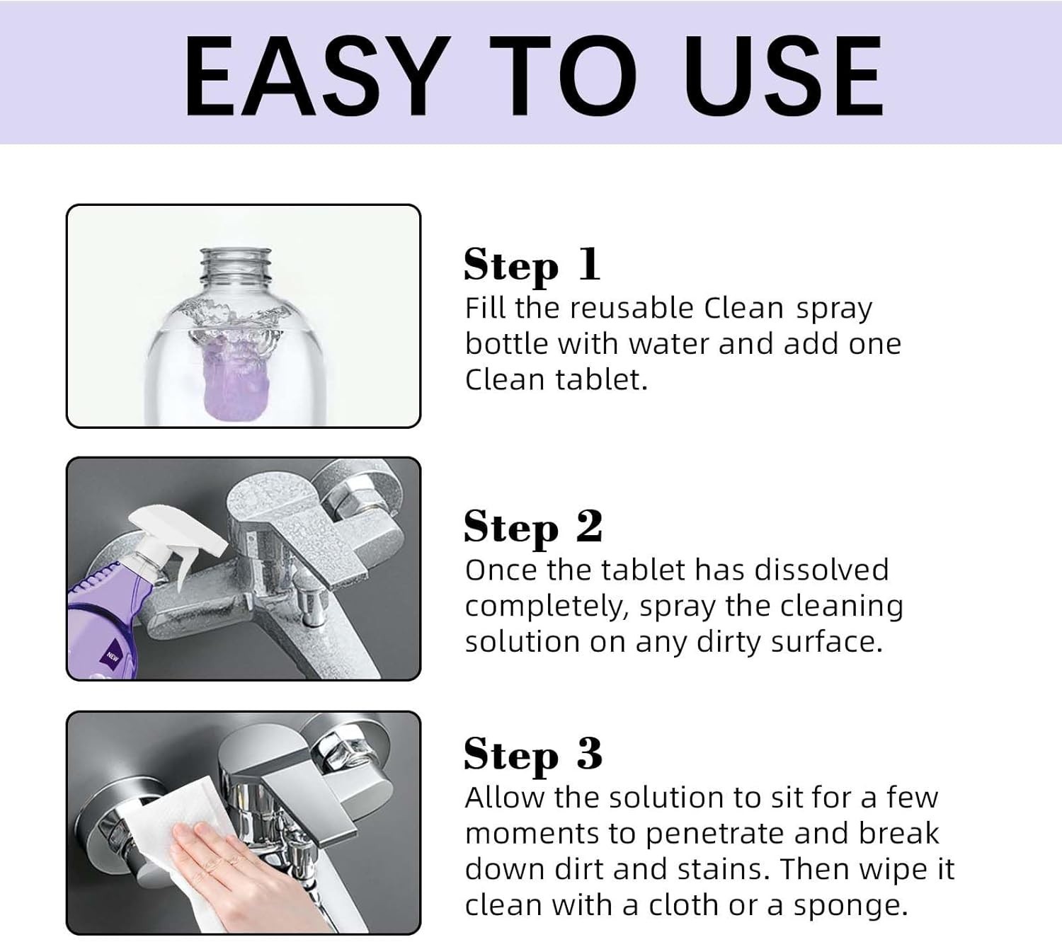 Clean Spray Cleaner for Ovens, Spray Oven Cleaner, Multi-Surface Cleaners with C