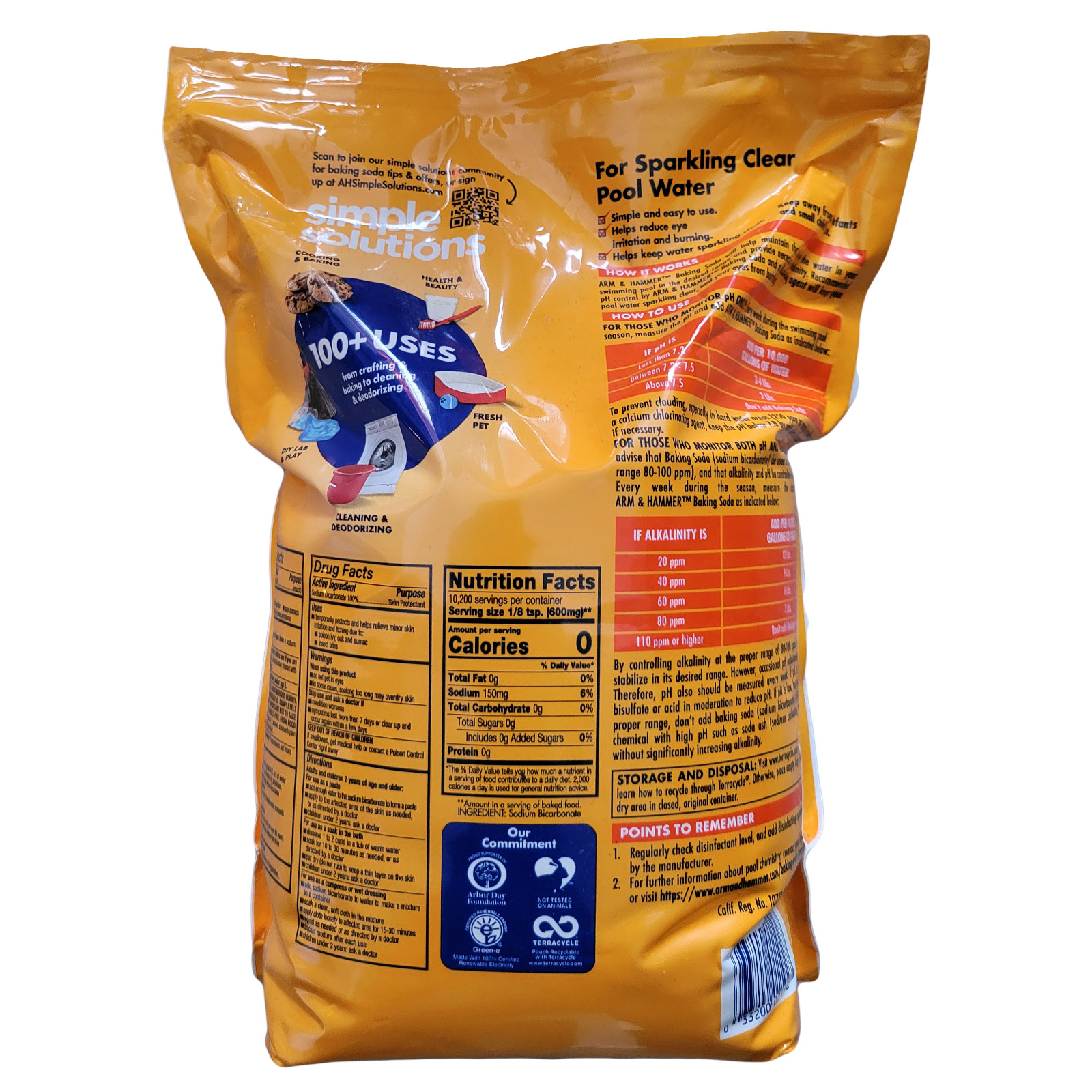 Arm & Hammer, Pure Baking Soda, 13.5 lbs