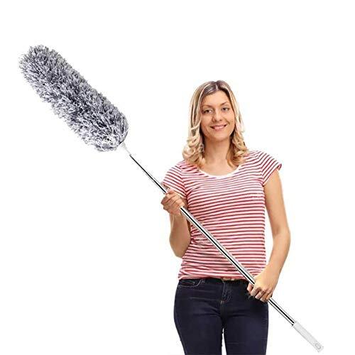 Feather Cleaning Duster With Handle Telescoping Extendable 100″ Extra Long Pole