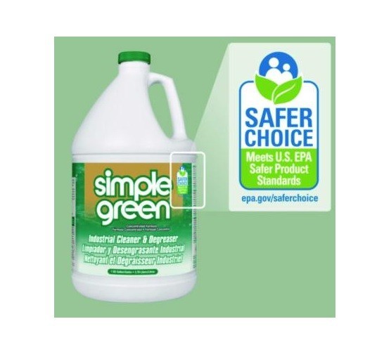 Simple Green Industrial Cleaner and Degreaser, Concentrated, 1 gal Bottle