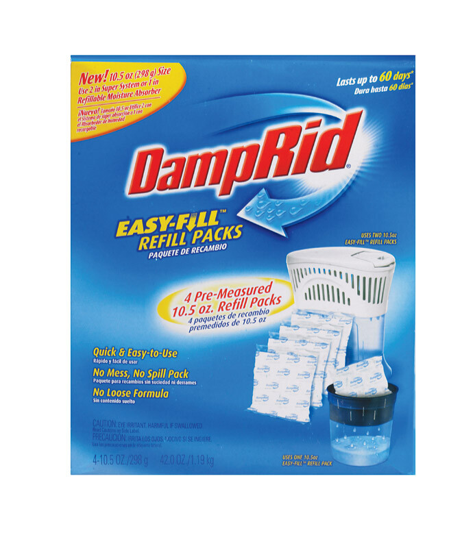Damp Rid Long Lasting Eliminates Odors Fragrance Free Moisture Absorber Refill P
