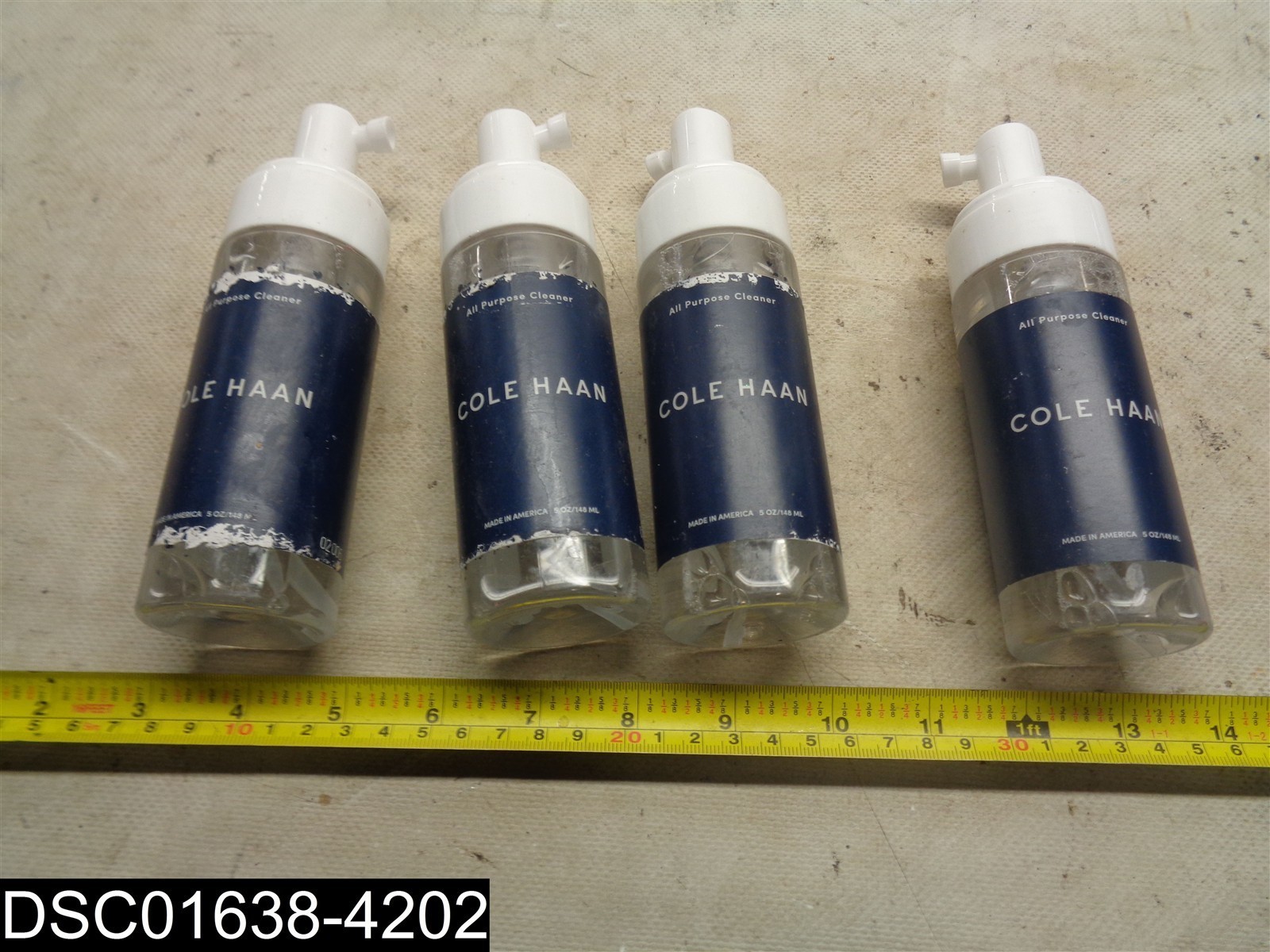 QTY=20 FL OZ (4 x 5fl oz) Cole Haan SC1030 All Purpose Cleaner 190595840157