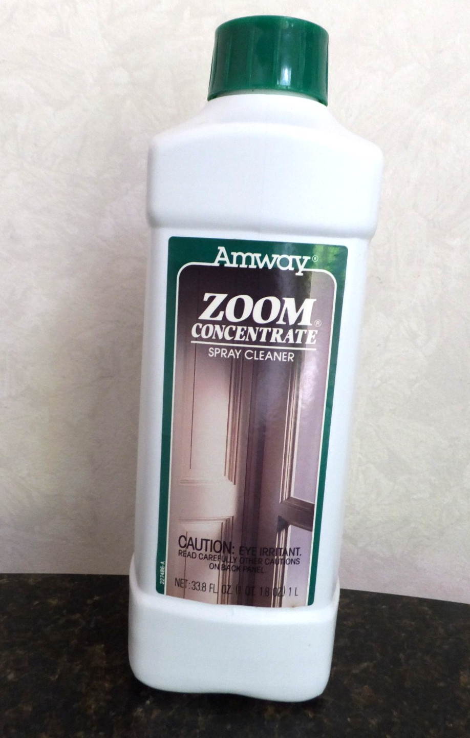 NOS 1992 Amway Zoom Spray Cleaner Concentrate 33.8 Fl Oz (1 Liter) Bottle