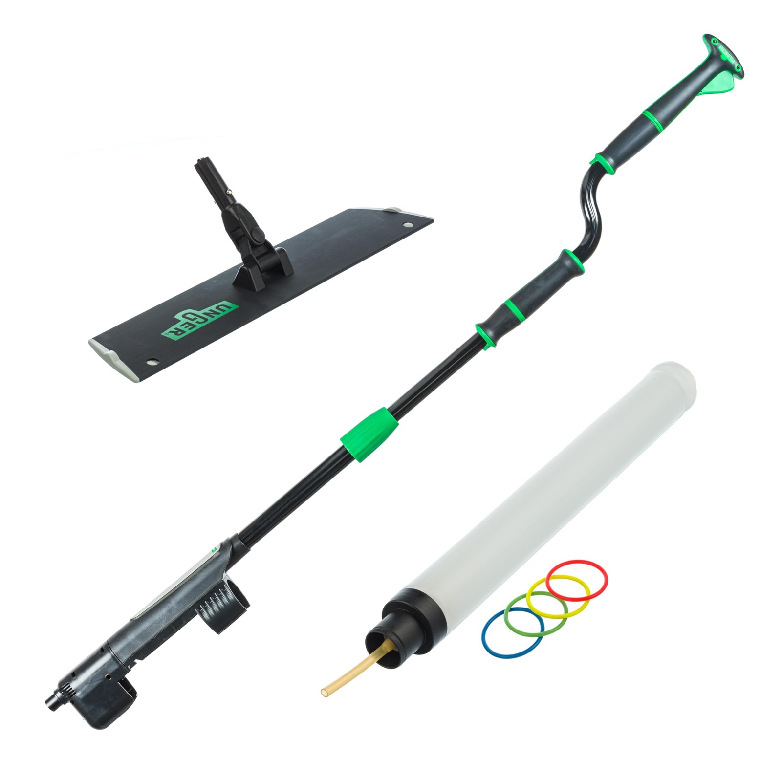 Unger Commercial Excella 18″ Offset Starter Cleaning Kit – Ergonomic Floor Mo…