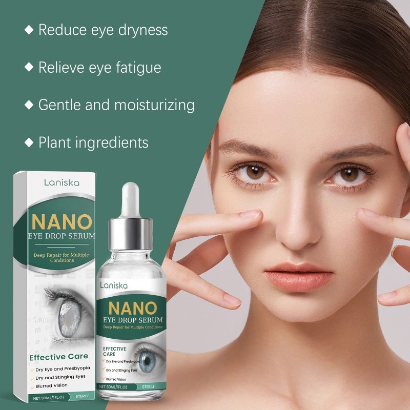 Nano Drops Eye Serum,Natural Nano Lubricant Eye for Drops Dry Eye Presbyopia.