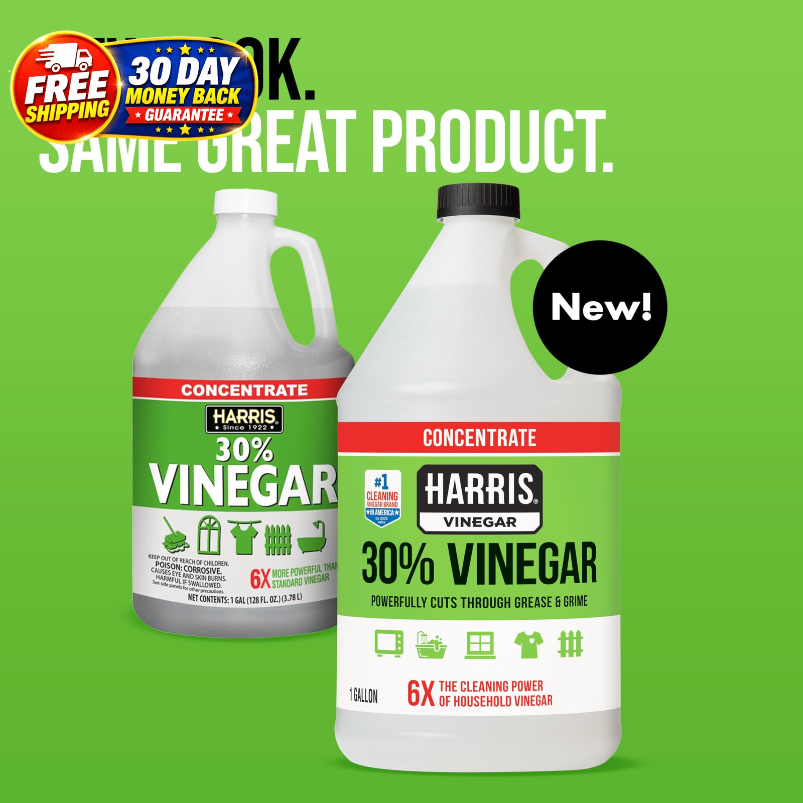 30% Vinegar Concentrated Extra Strength — All 128 Fl Oz, No Color