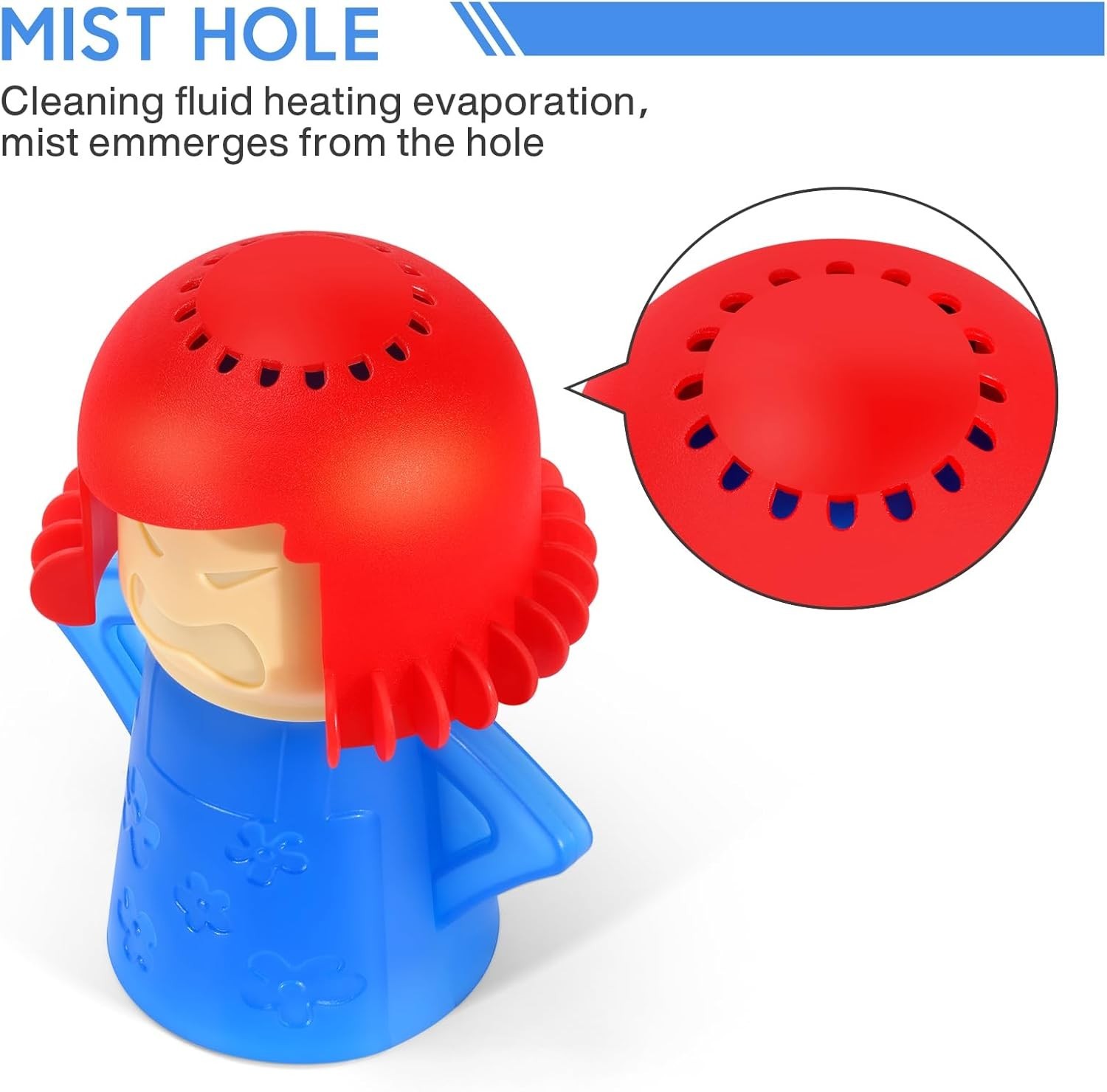 Fast & Easy Microwave Steam Cleaner – 2 Pack with Fun Design and Safe Handles
