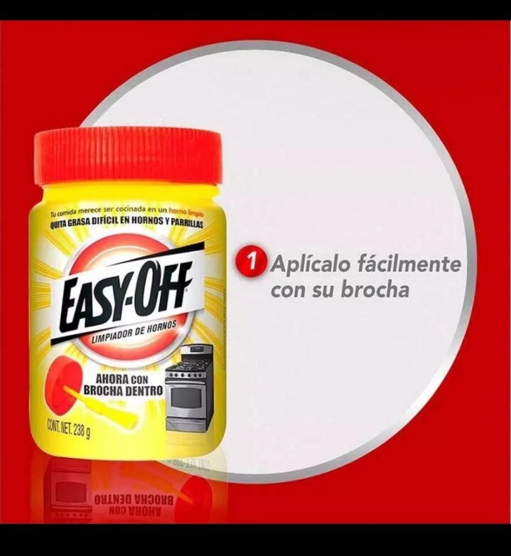 EASY OFF LIMPIADOR DE HORNOS/238G/OVEN CLEANING PASTE/8.3oz/FREE SHIPPING