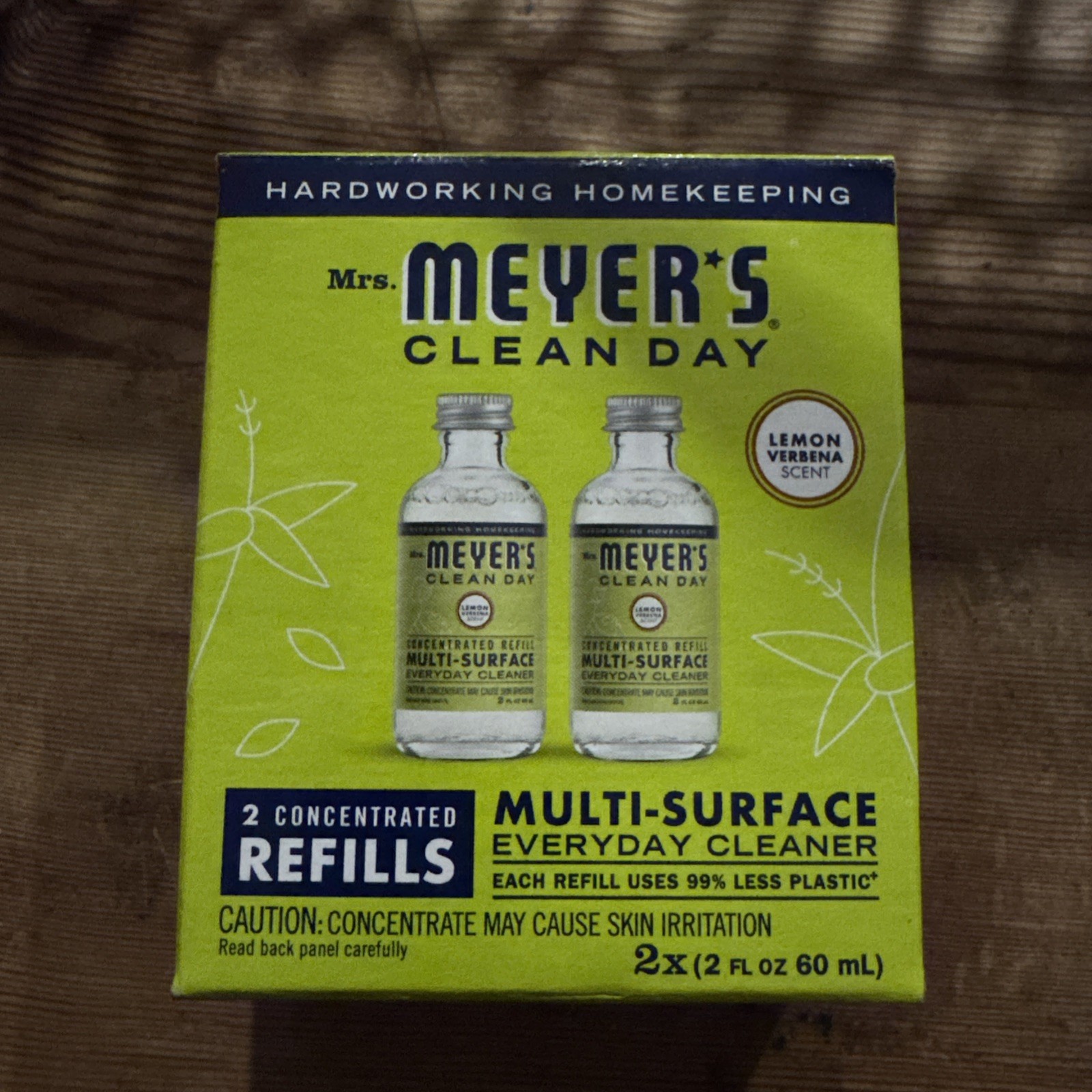Meyer’s Clean Day~ Multi Surface Everyday Cleaner Concentrated Refills Two (2)