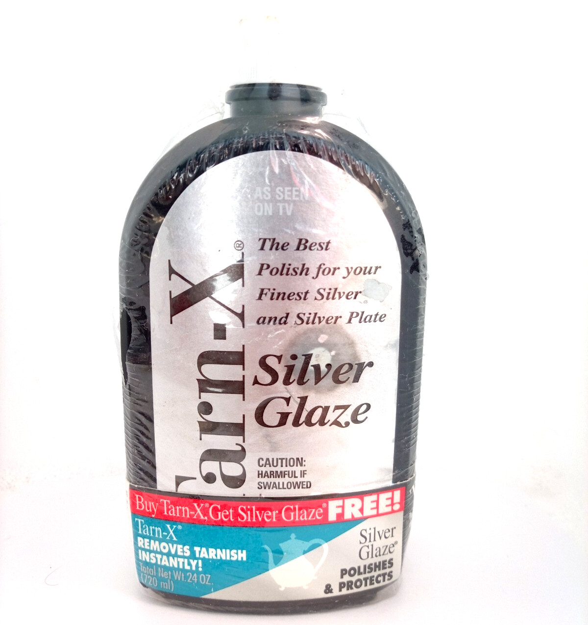 Vintage TARN-X Silver Glaze + Tarnish Remover Set *RARE* SEALED 12 oz each