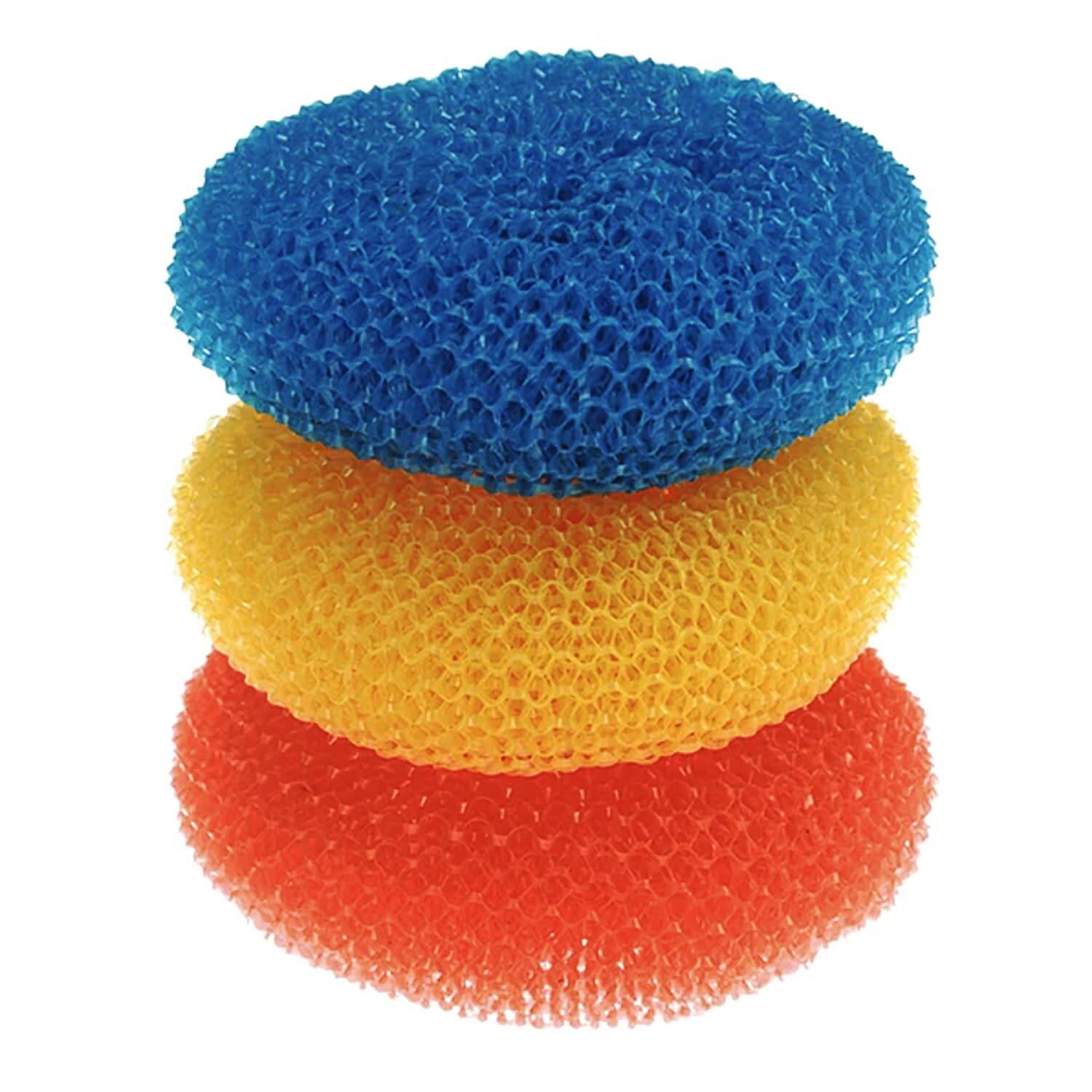 Products Plastic Mesh Scouring Pads 3.375″ X 1.25″ Nonscratch Scrubbers To Clean