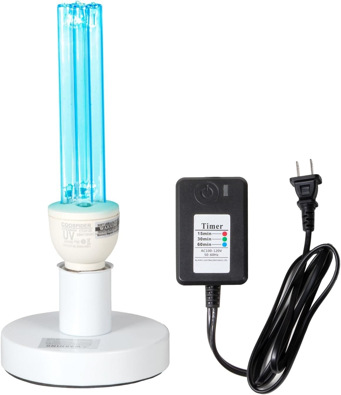 Bedroom/Kitchen/Bathroom UV Light – 25W E26 Base