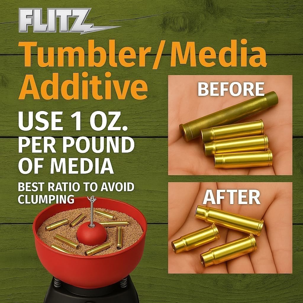 7.6oz USA-Made Brass Cleaner for Ammo & All Metals – Fast-Acting Liquid Polish