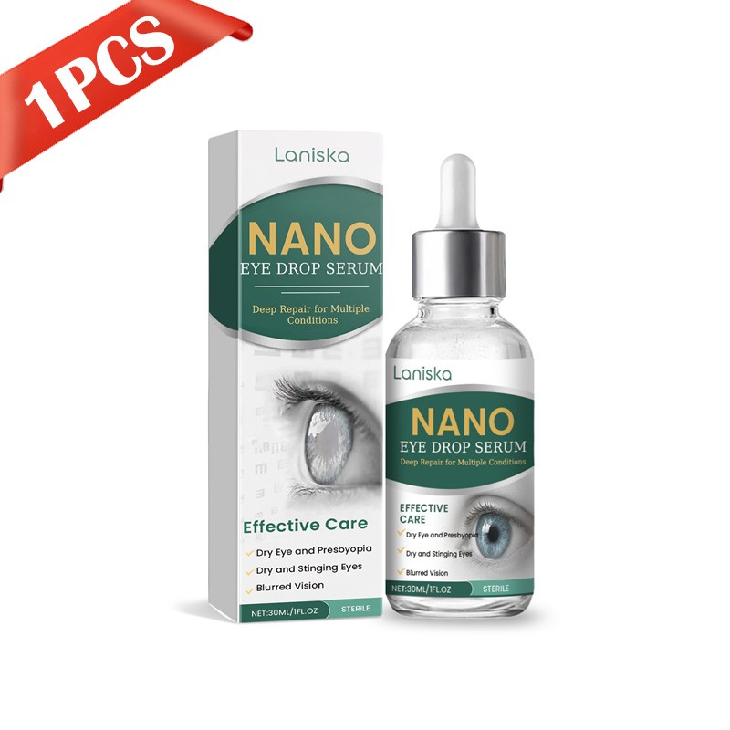 Nano Drops Eye Serum,Natural Nano Lubricant Eye for Drops Dry Eye Presbyopia.