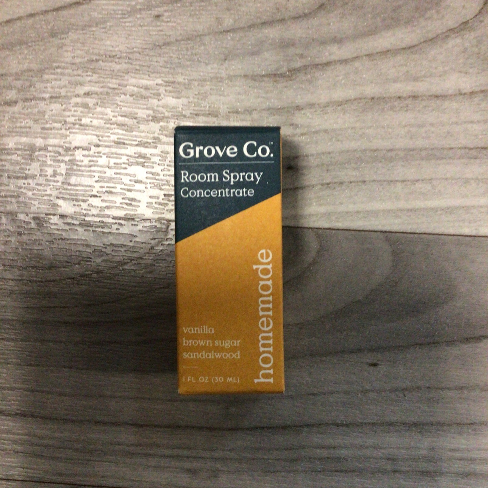 Grove Co. Room Spray Concentrate Vanilla Brown Sugar Sandlewoid 30ml New