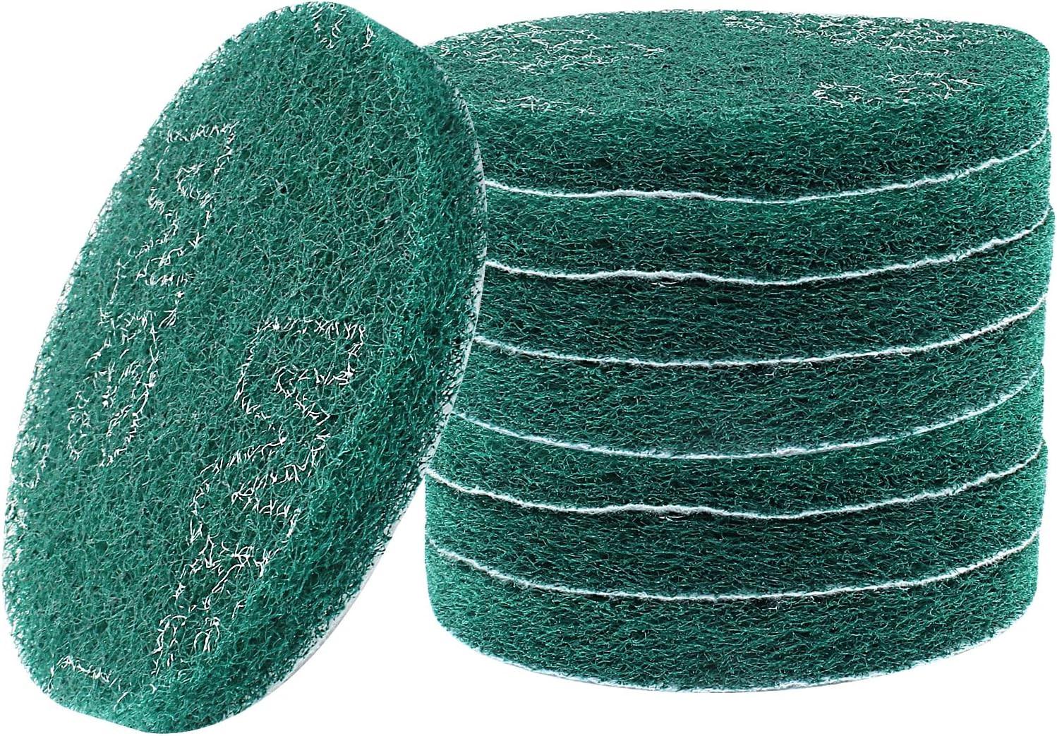 8Pcs Scrub Pads round Scrubber Scouring Pads Abrasive Scuffing Tool for Home Kit