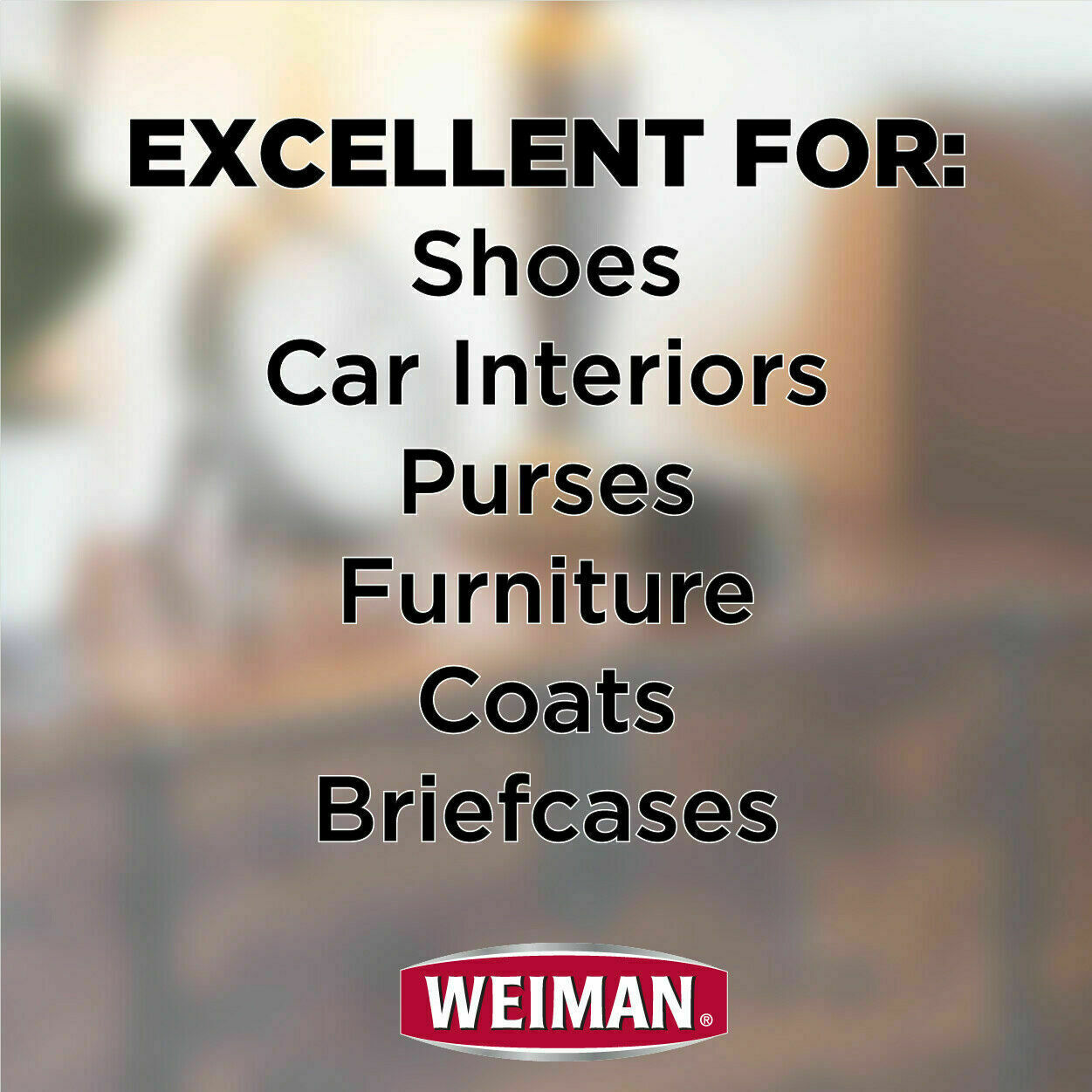 (2-Pack) Weiman Leather Cleaner Protect Restore Car Auto Seat Shoe Sofa 22oz