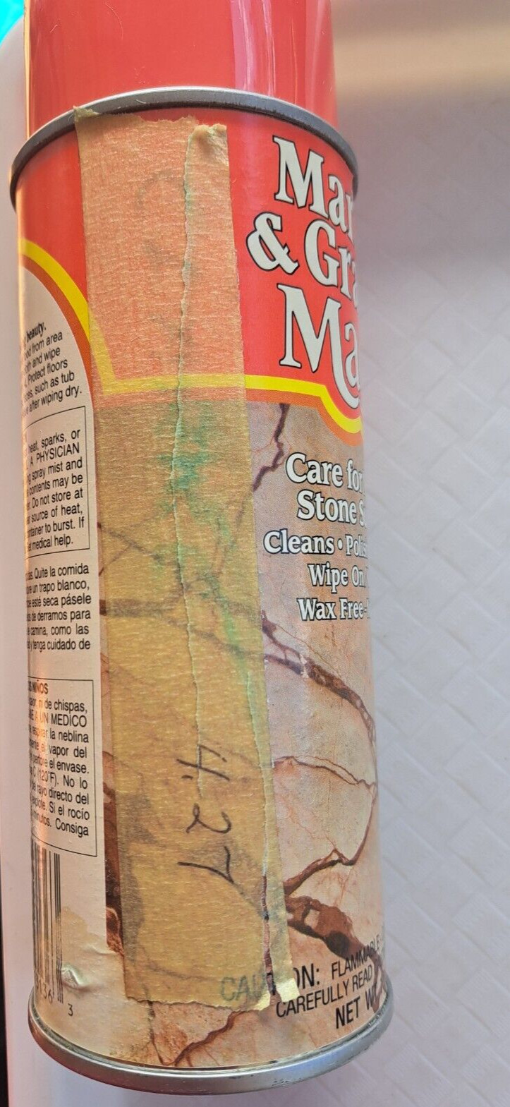 2-Pack Vintage Magic Marble/Granite & Tile/Grout 13oz Aerosol ~98% Full