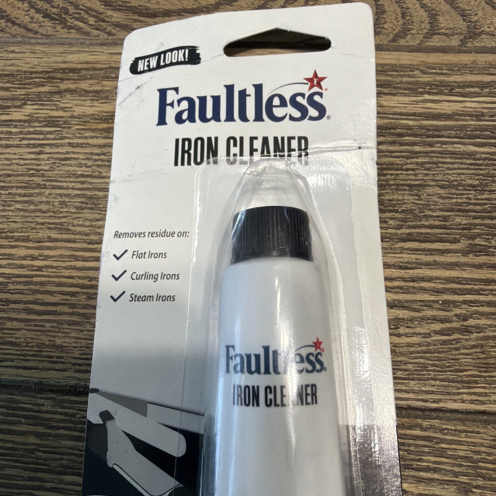 Faultless Hot Iron Cleaner 1oz Tube NIP For Steam Iron, Flat Iron, Curling Iron