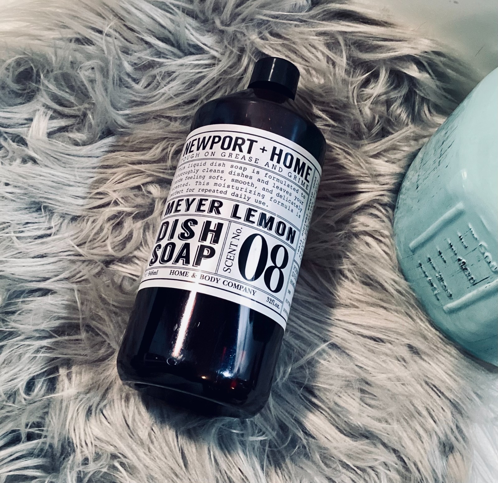 NEW Newport + Home Dish Soap Scent No. 08 Meyer Lemon 32 fl oz BROKEN PUMP