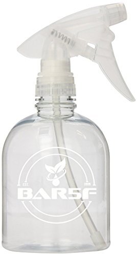 Plastic Spray Bottle, 16 oz | Leak Proof, Empty, Clear, Trigger Handle,