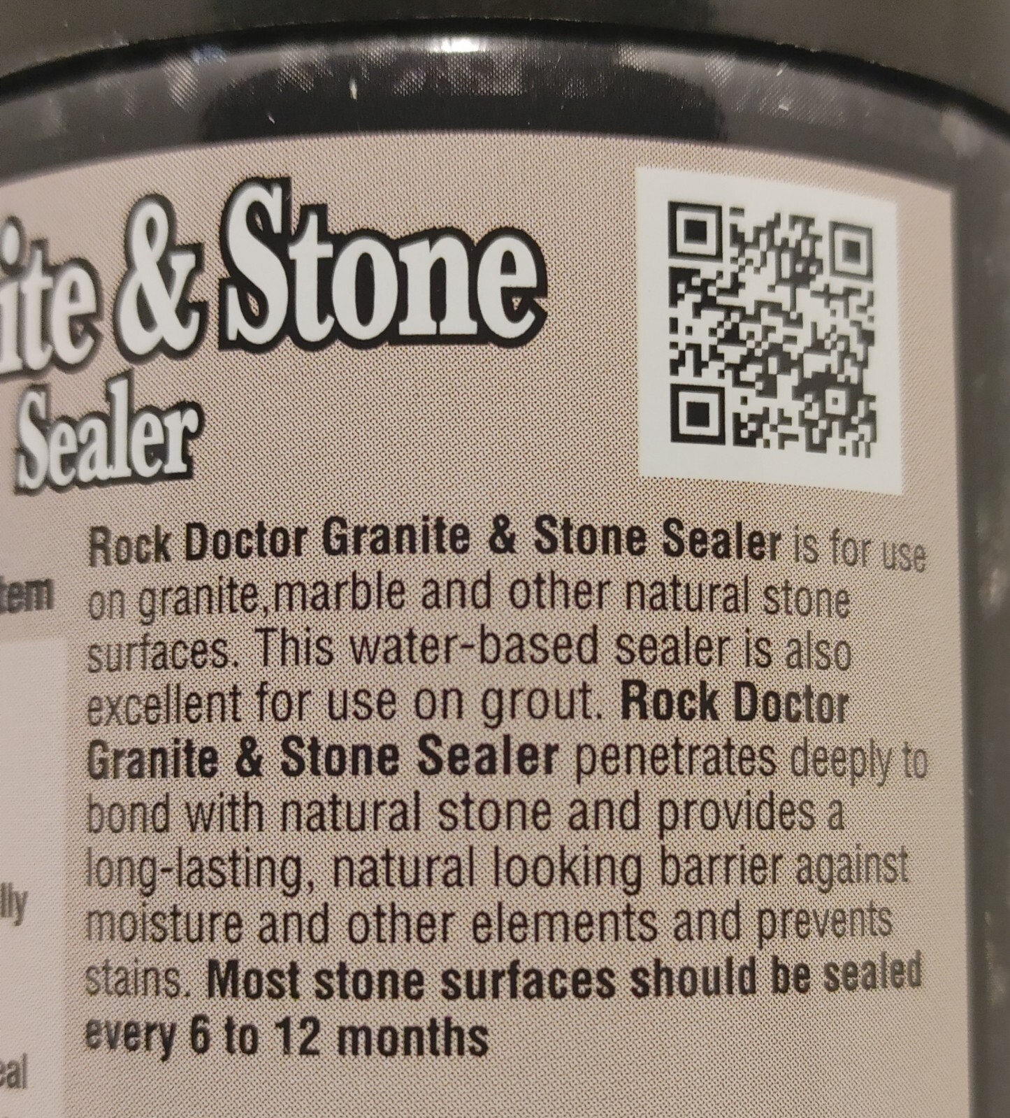 Rock Doctor Granite and Stone Sealer, 18 Ounce Spray Can Seals and Protects.
