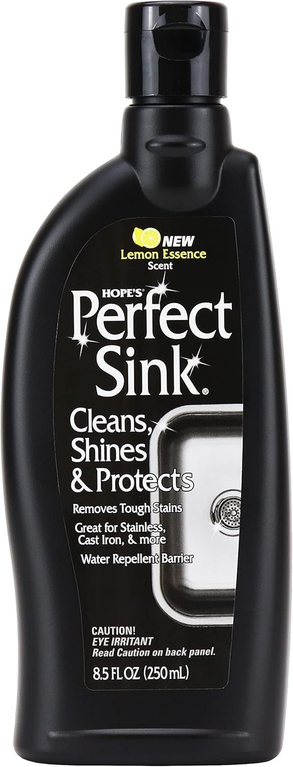 Hope’s Perfect Sink Cleaner – 8.5 Fl Oz, Restores All Sink Types, Chlorine Free