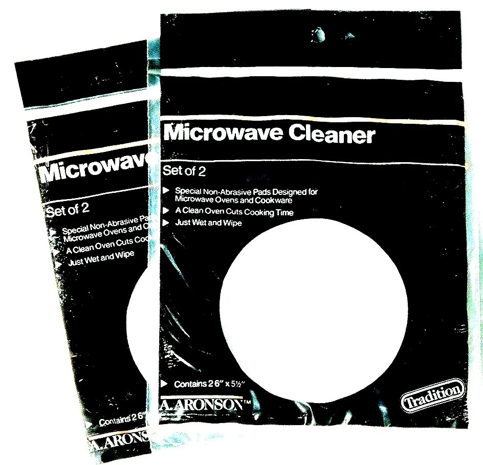 Set Of 2 Packs Aronson Microwave Cleaner Pads Cloth Special Non Abrasive 4pcs