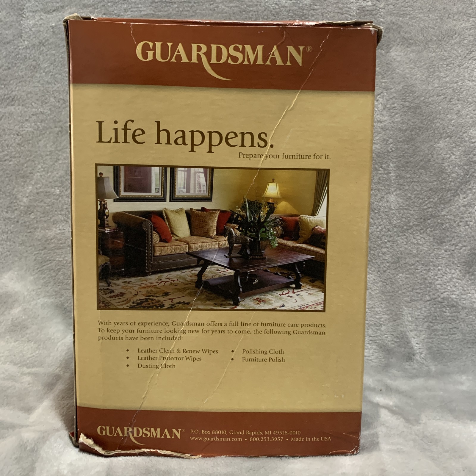 Guardsman Leather Furniture Care Kit Cleaner Protector Wipes Polish Dusting
