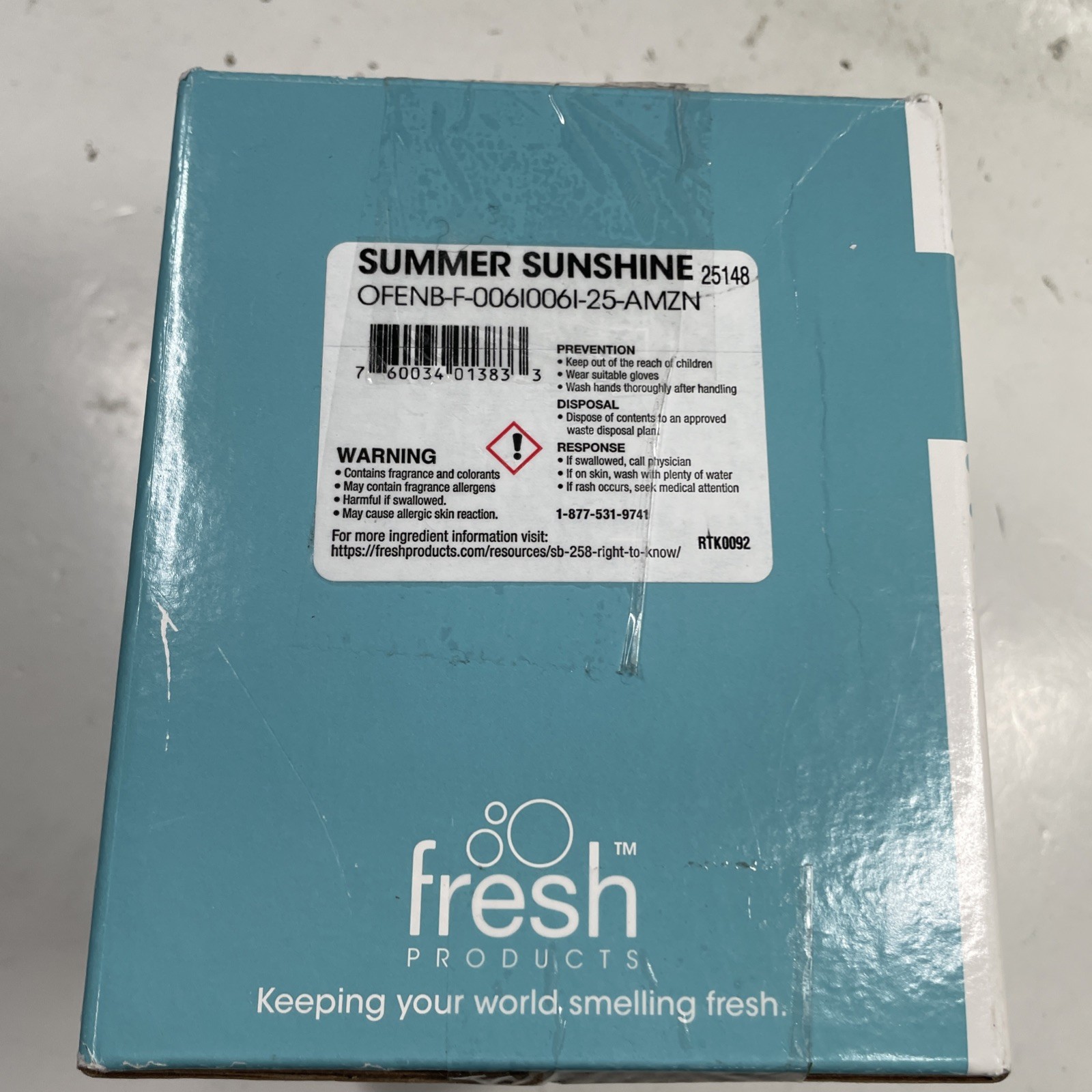 Fresh Products OFE36SSBX ourfreshE Refills – Summer Sunshine (6/BX) New
