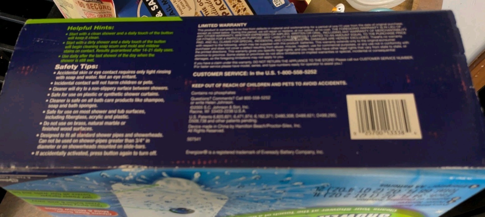 Scrubbing Bubbles 609271 Automatic Shower Cleaner Starter Kit New Sealed