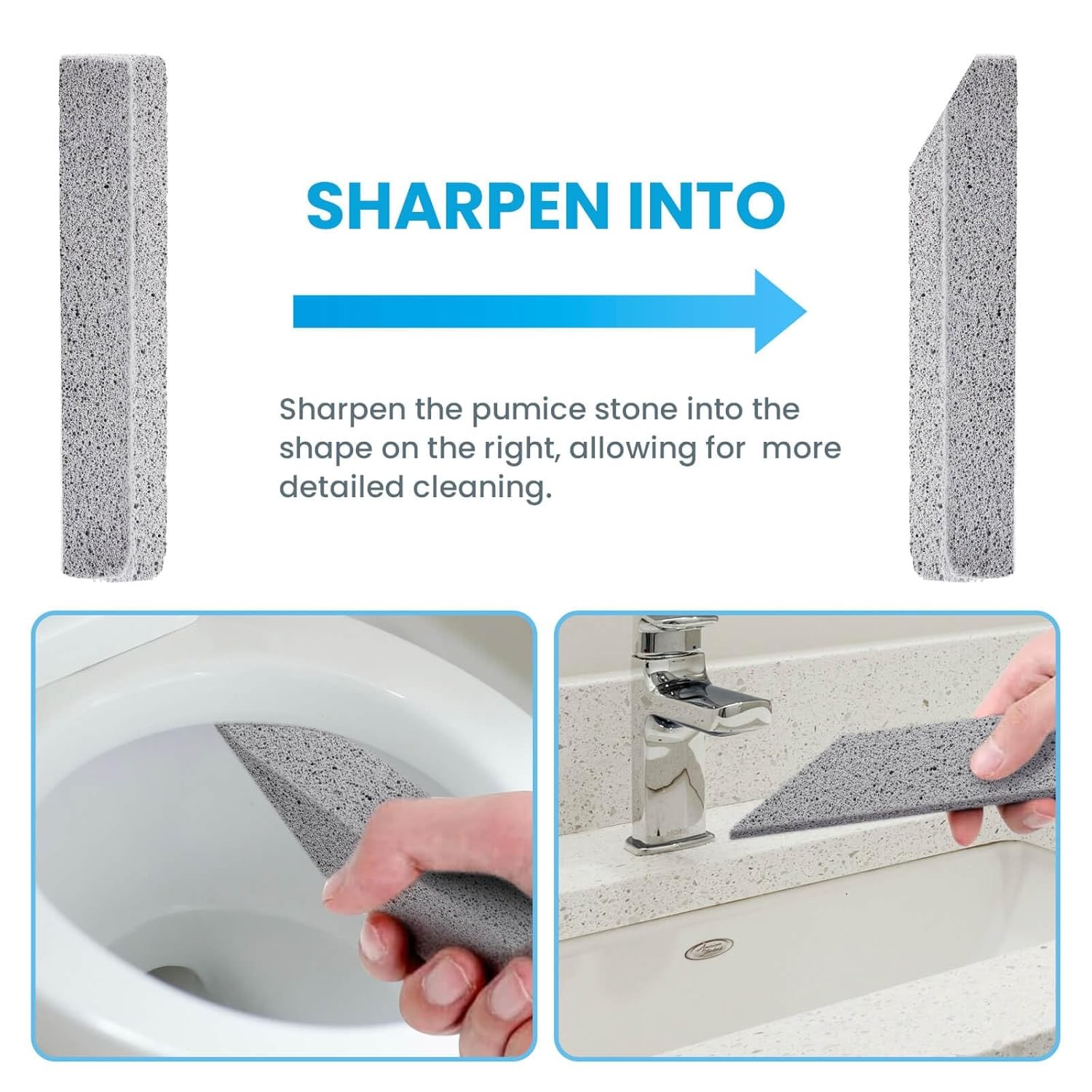 Toilet Bowl Cleaning Pumice Stone 14 Pack Hard Water Stain Remover Toilet