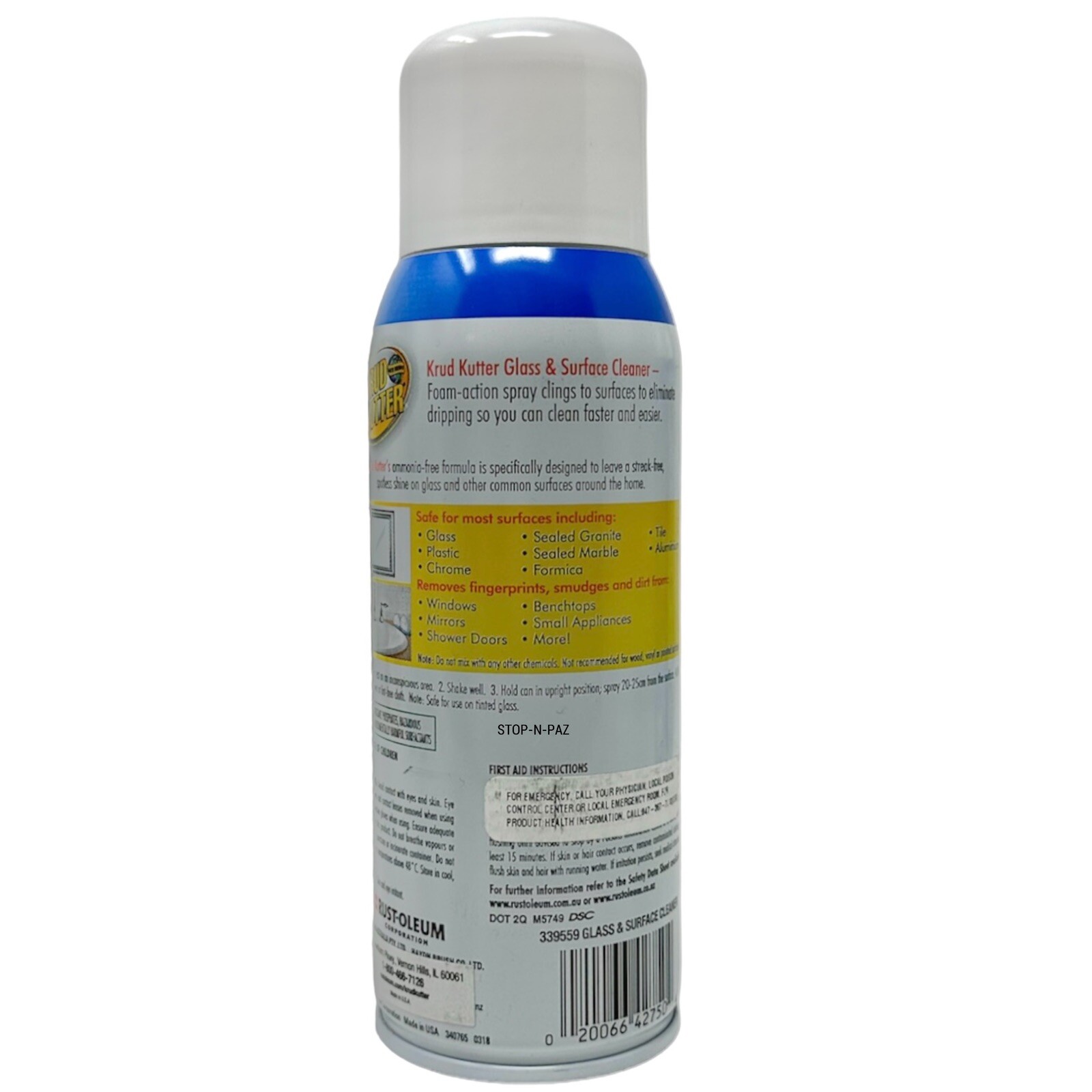 Krud Kutter Multi Surface & Glass Cleaner Streak Free 14 fl oz (4 Pack)