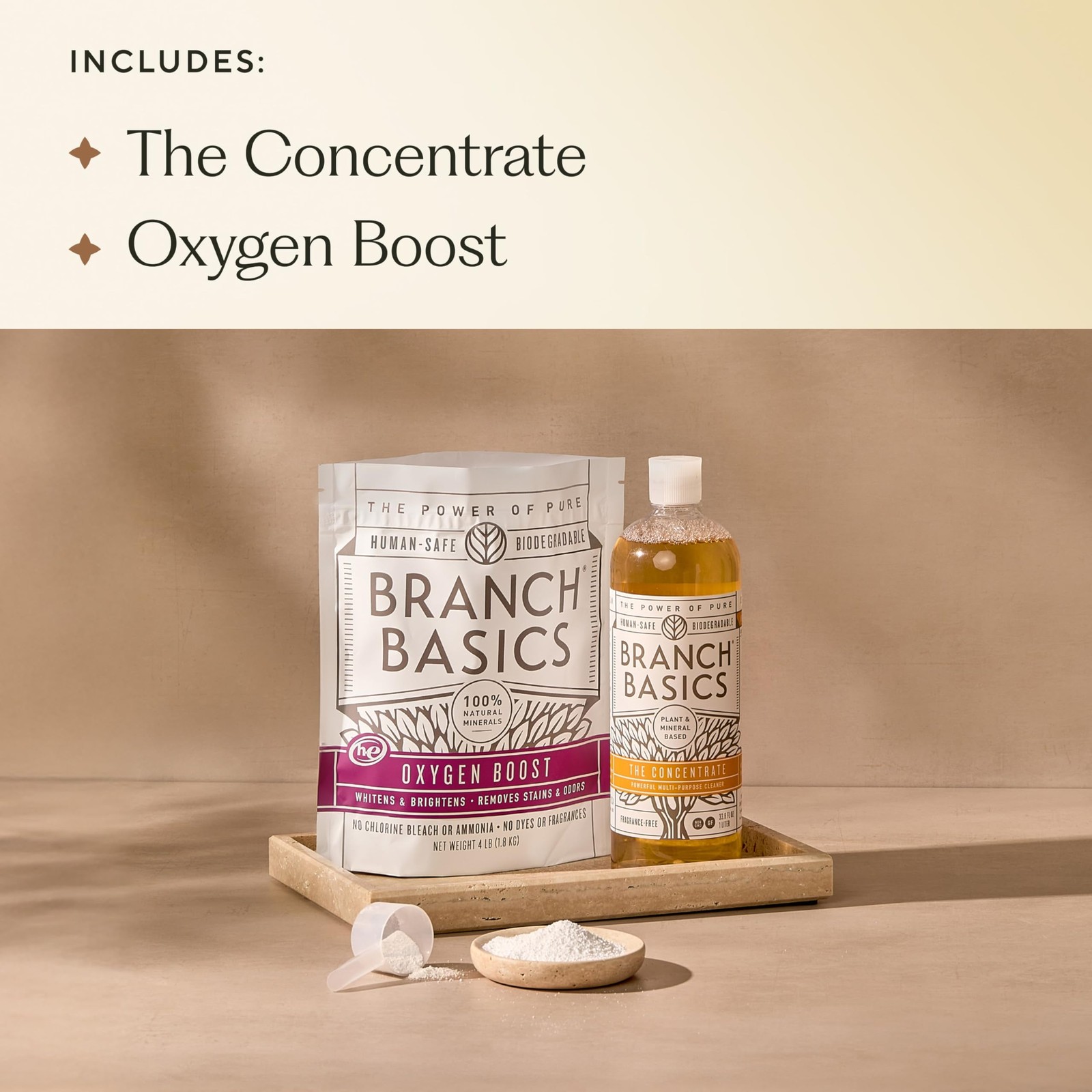 Concentrate (33.8 oz) + Oxygen Boost (4 lbs) | Multi-Surface All Purpose Clea…