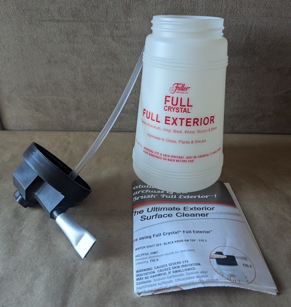 Fuller Brush Co Full Crystal Exterior Spray Bottle w/4 Oz Full Exterior Package