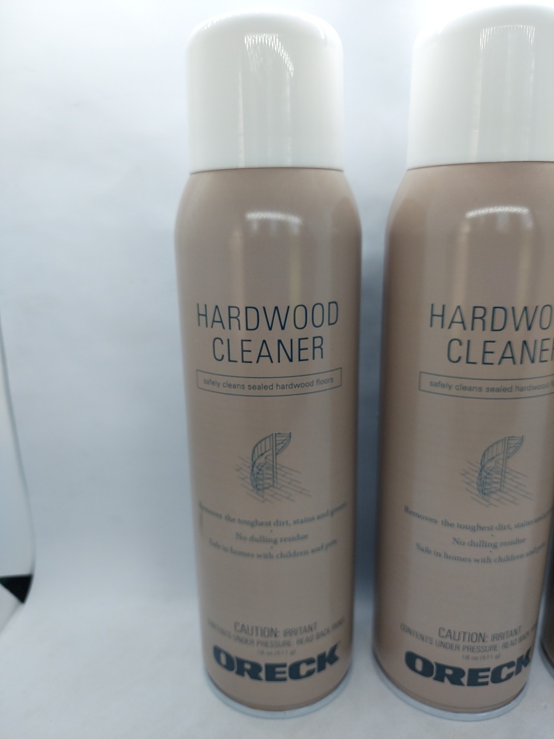 NEW Lot 3 Oreck Hardwood Floor Cleaner 18 oz Each Made In USA.