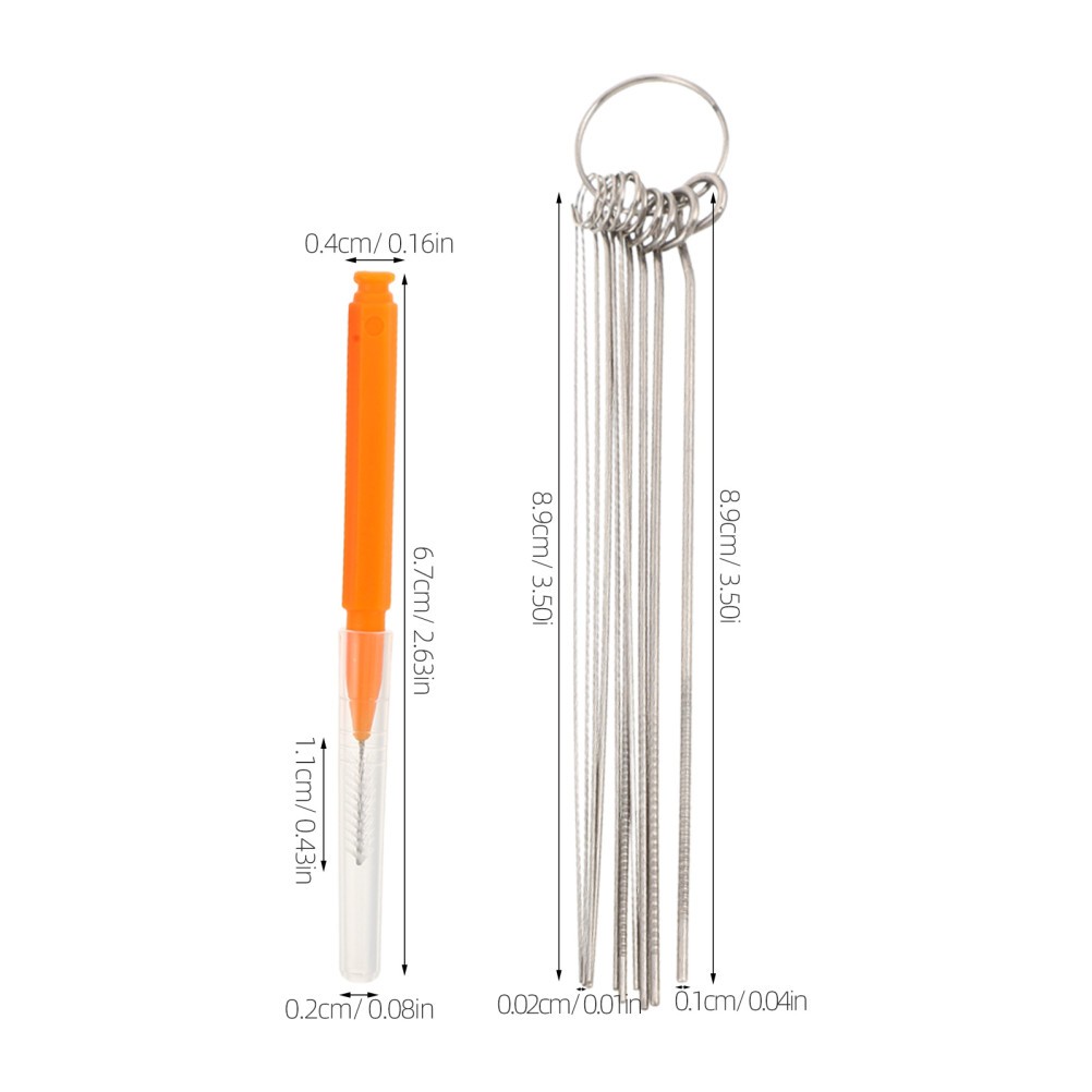 1 Set Miniature Brushes Cleaning Kit for Shower , Anti-Clogging Cleaning
