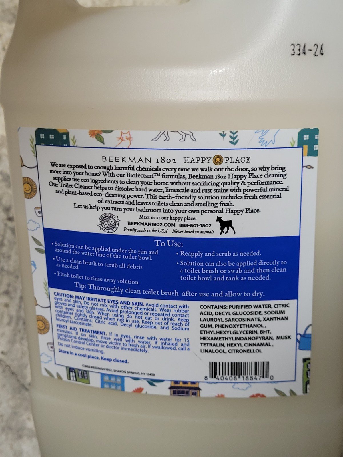 Beekman 1802 Happy Place 64 fl. oz. Toilet Cleaner Ocean Wave Scented Sealed