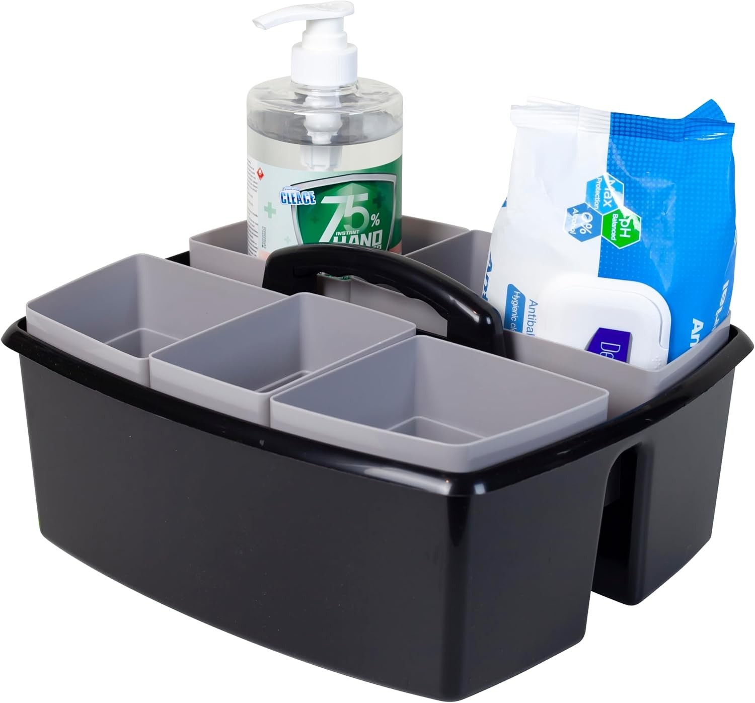 Versatile 2-Compartment Cleaning Caddy – Perfect for Home or Professional Use