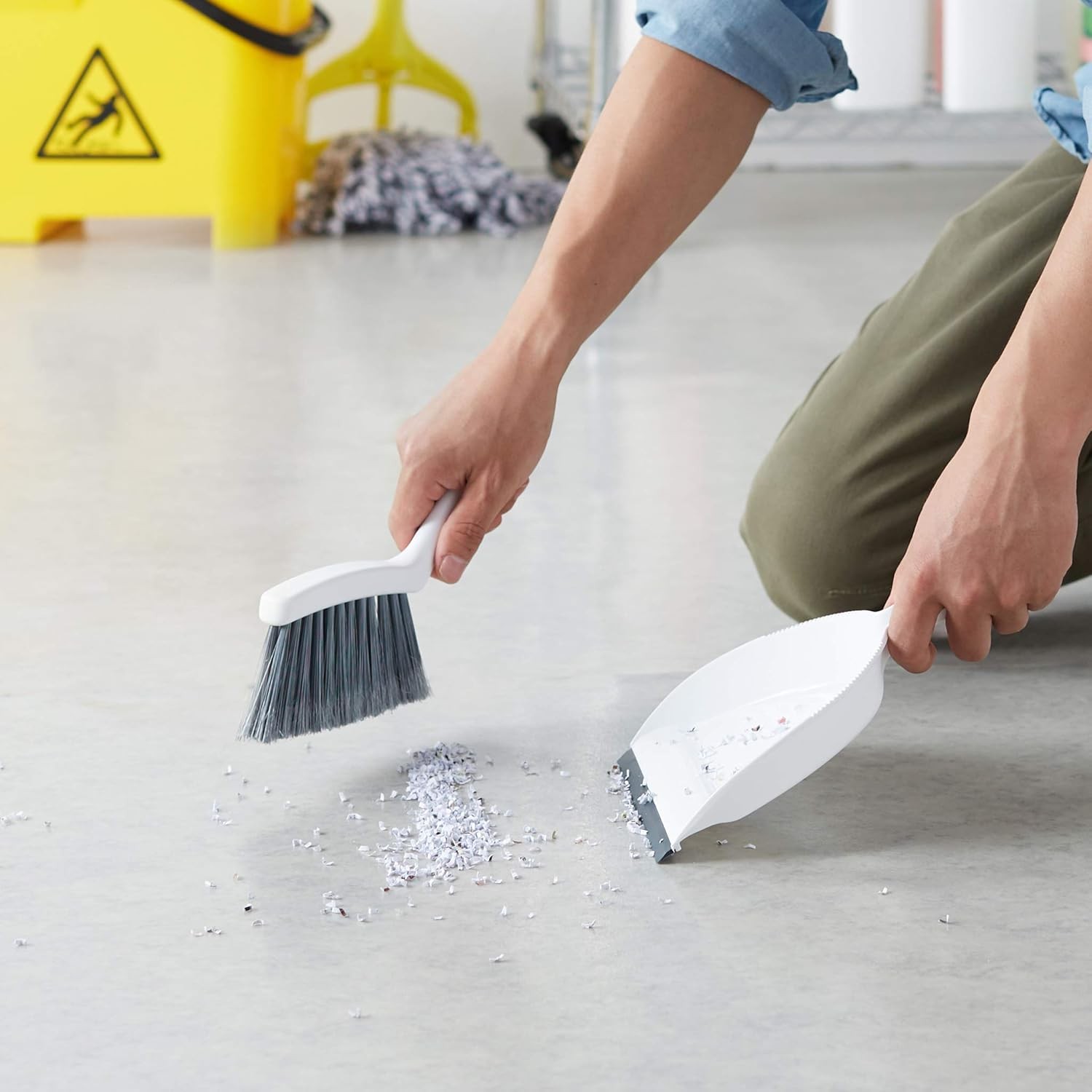 n Basics Small Portable Mini Dustpan and Brush Set for Indoor Outdoor